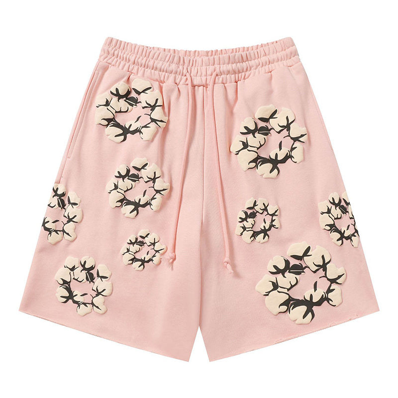 Denim Tears The Cotton Wreath Shorts DENIM TEARS