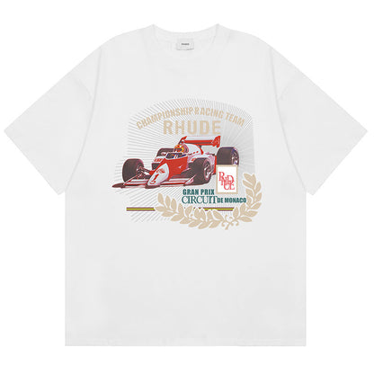 RHUDE Racing graphic print T-Shirts RHUDE