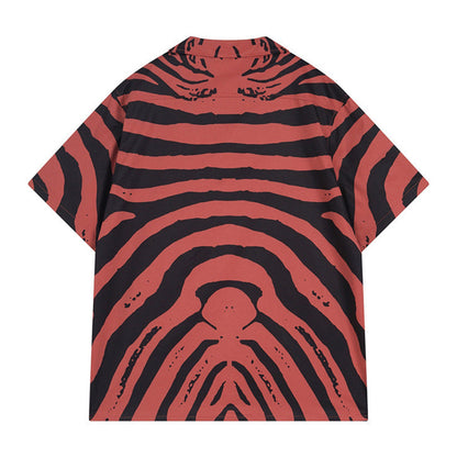 Rhude Zebra Silk Shirts RHUDE