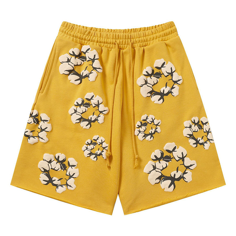 Denim Tears The Cotton Wreath Shorts DENIM TEARS