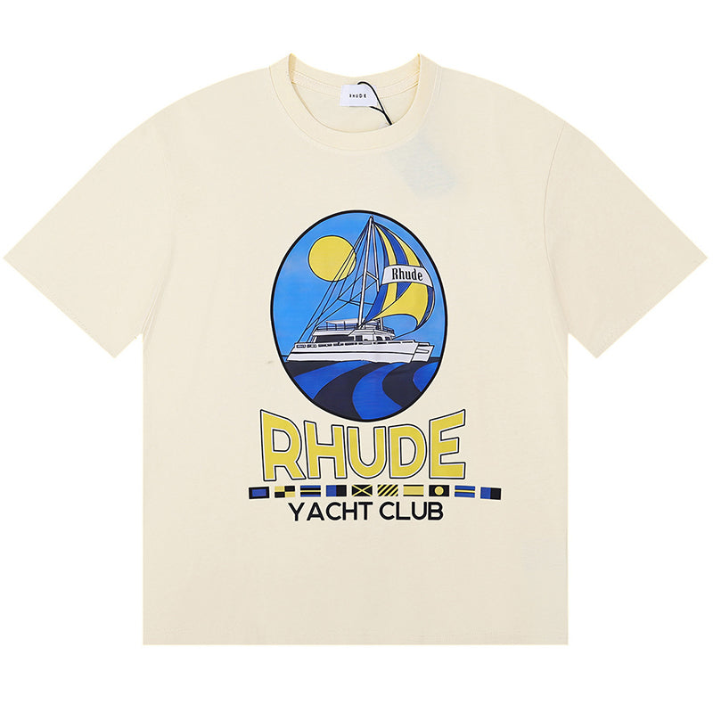 RHUDE Yacht Club Cotton T-shirt RHUDE