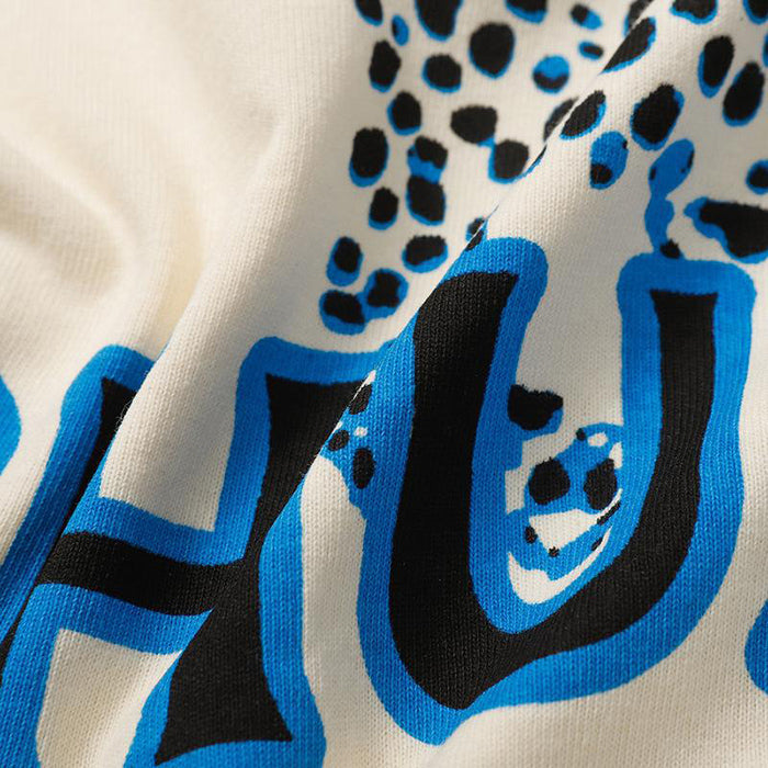 RHUDE T-Shirt Leopard White RHUDE