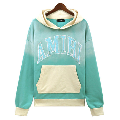 AMIRI Logo-Appliqued Colour-Block Cotton-Jersey Hoodies AMIRI