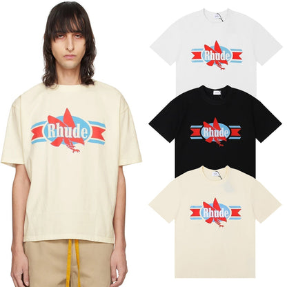 RHUDE Chevron Eagle cotton T-shirt RHUDE