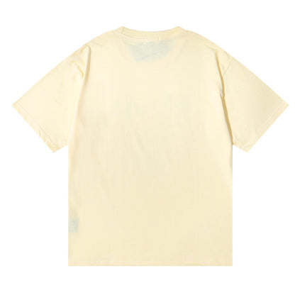 RHUDE letter wheat ear fruit print T-shirts RHUDE