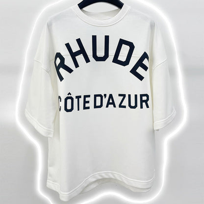 Rhude Mid-Sleeve Boxy T-shirt RHUDE