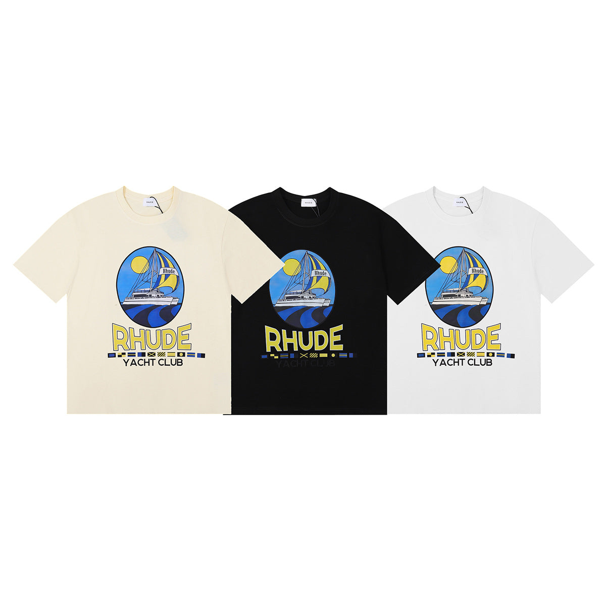 RHUDE Yacht Club Cotton T-shirt RHUDE