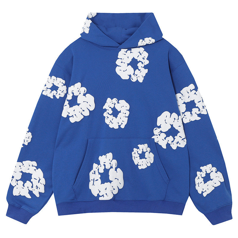 Denim Tears The Cotton Wreath Hoodie Blue DENIM TEARS