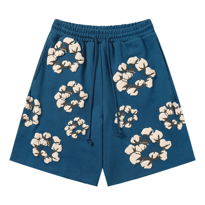 Denim Tears The Cotton Wreath Shorts DENIM TEARS