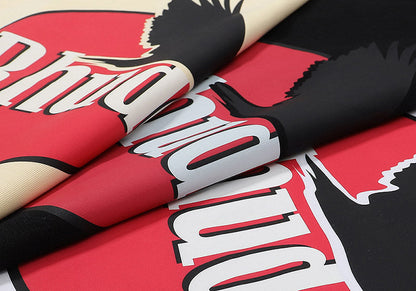 RHUDE Black dove lettering print T-Shirts RHUDE