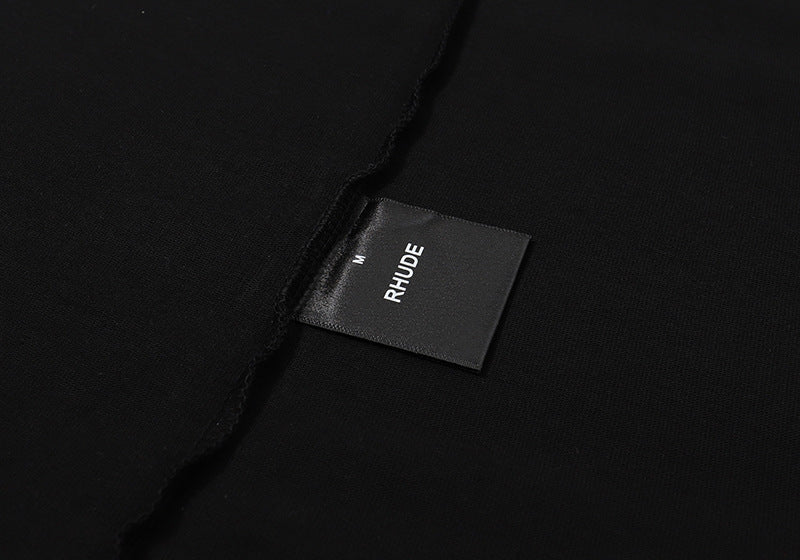 RHUDE Micro Logo Poker Card Printing T-Shirt RHUDE
