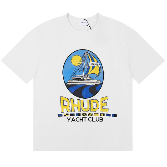 RHUDE Yacht Club Cotton T-shirt RHUDE