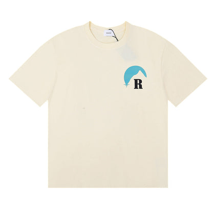 RHUDE Sunset Classic Letter Print T-Shirt RHUDE