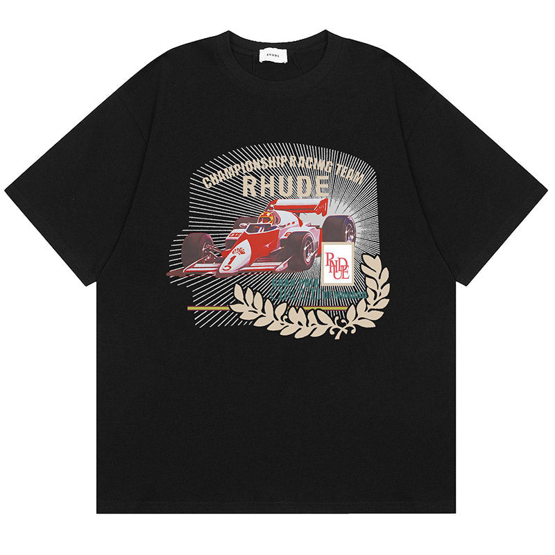 RHUDE Racing graphic print T-Shirts RHUDE