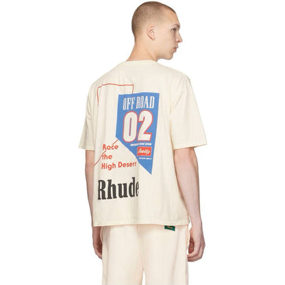RHUDE Race The High Desert micro-logo T-shirt RHUDE