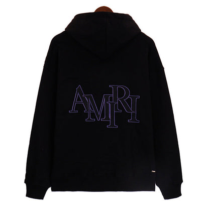 AMIRI Logo-Embroidered Cotton-Jersey Hoodies AMIRI