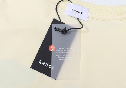 RHUDE Sunset Classic Letter Print T-Shirt RHUDE