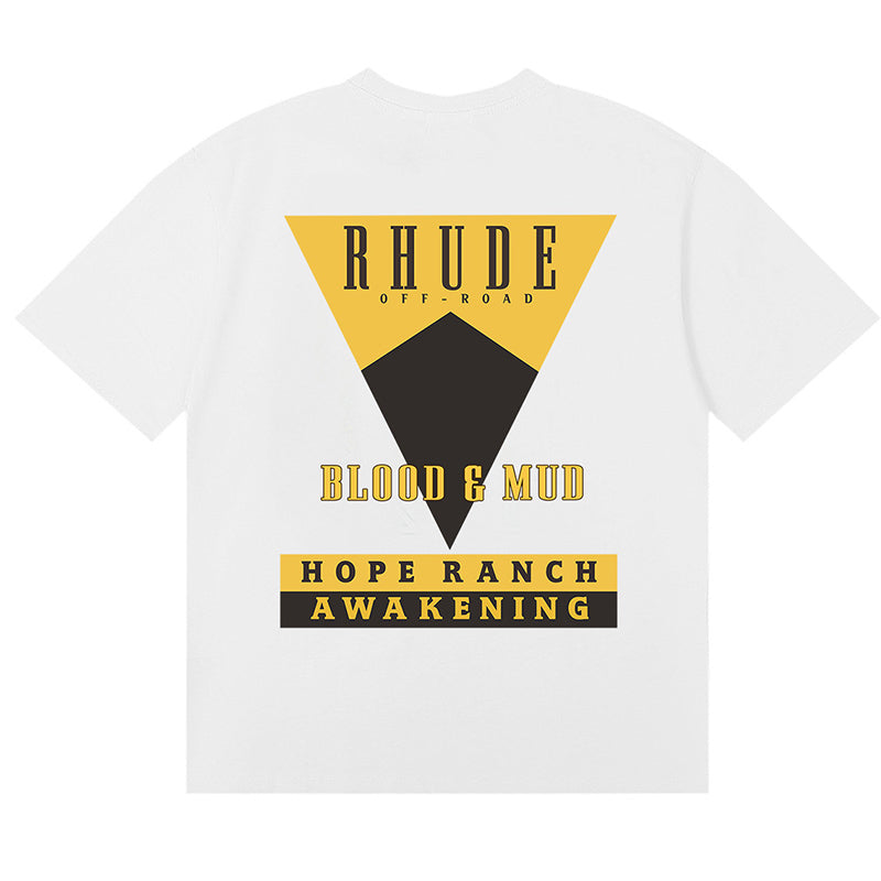 RHUDE BLOOD AND MUD LS T-Shirts RHUDE
