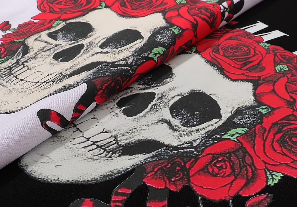 AMIRI rose skull print T-Shirts AMIRI