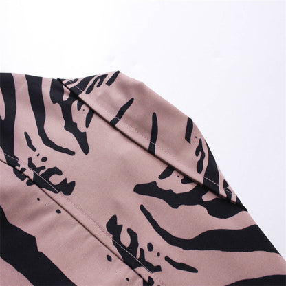 Rhude Zebra Silk Shirts RHUDE