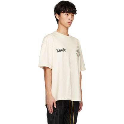 RHUDE island coconut tree print T-Shirts RHUDE