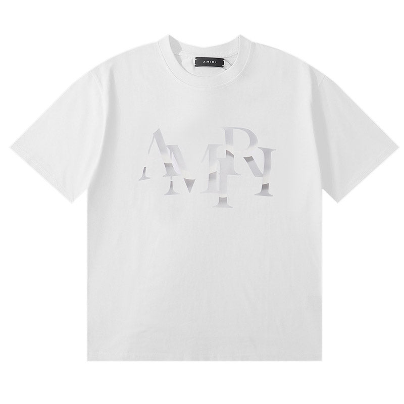 AMIRI Staggered Logo-Print Cotton-Jersey T-Shirts AMIRI