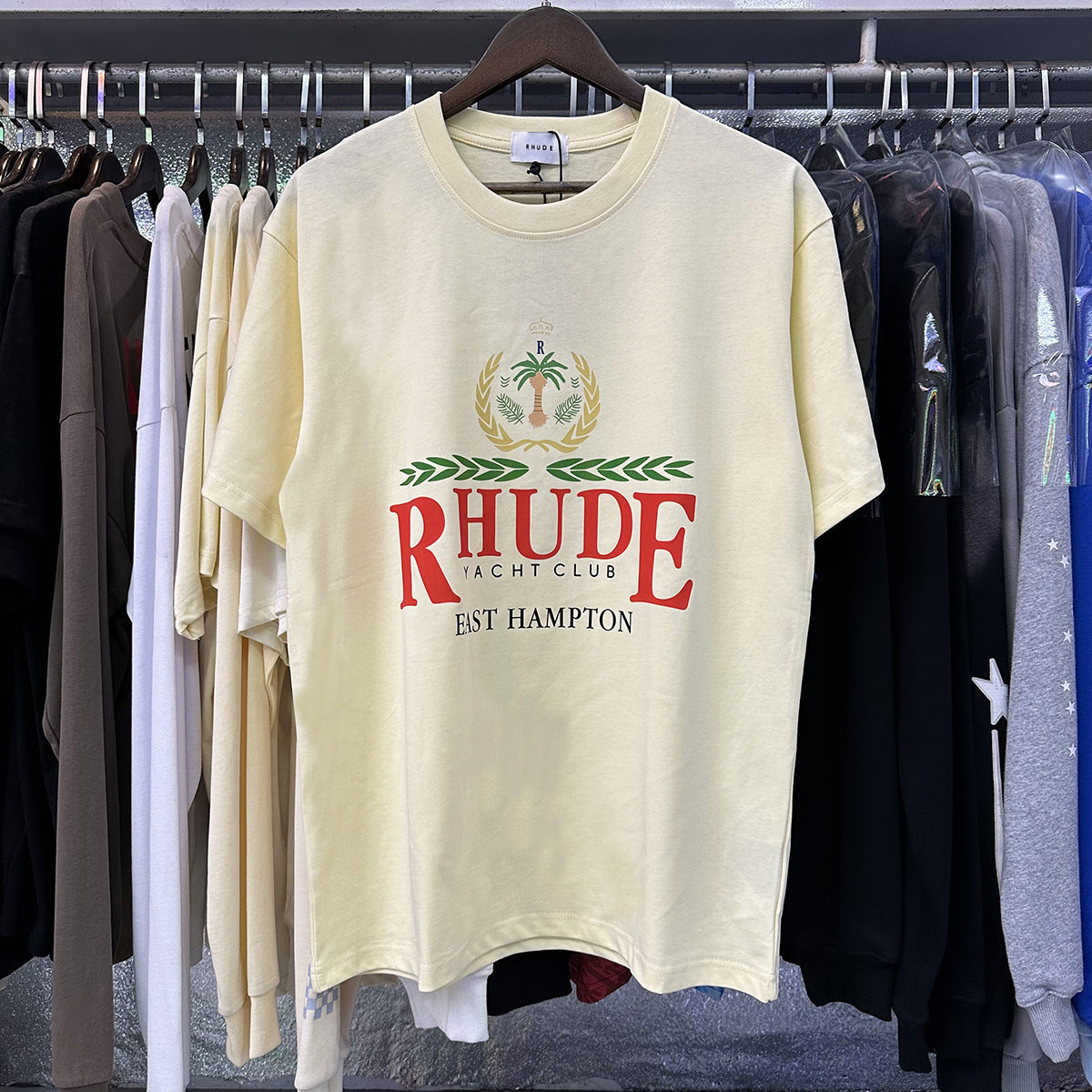 RHUDE 'East Hampton' Crest T-Shirt RHUDE