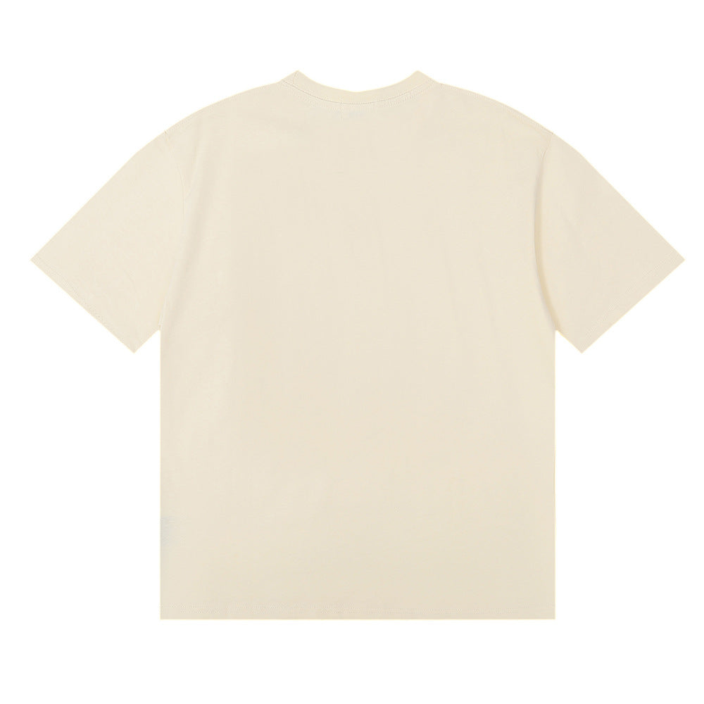 RHUDE Motorsports Track Letter Print T-Shirt RHUDE
