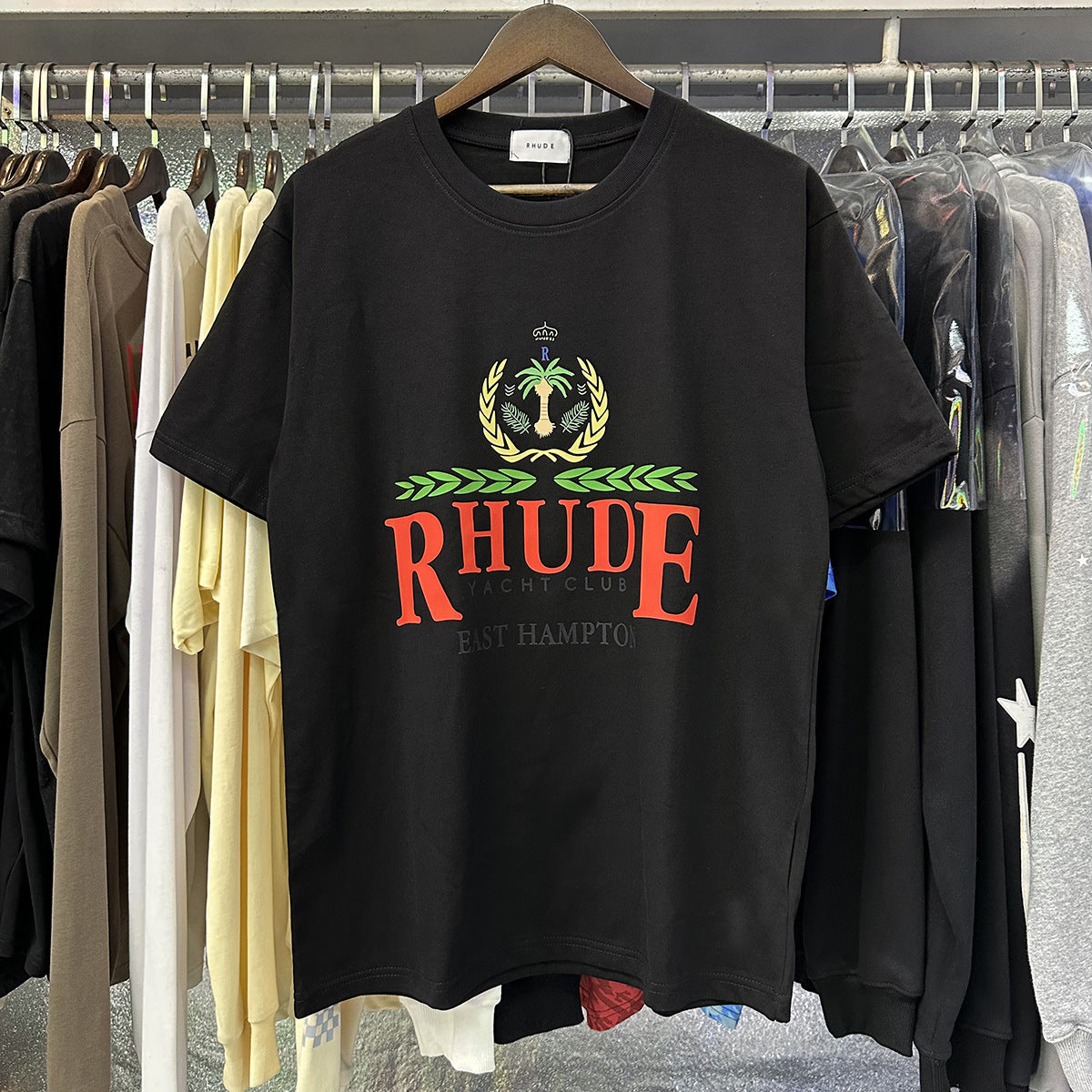 RHUDE 'East Hampton' Crest T-Shirt RHUDE