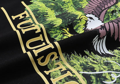 RHUDE Eagle lettering print T-Shirts RHUDE
