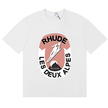 RHUDE Les Deux Alpes Cotton T-Shirts RHUDE