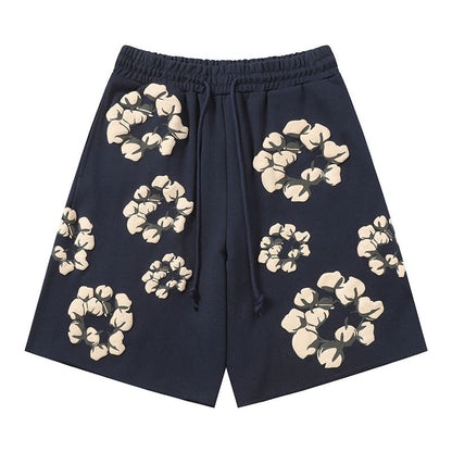 Denim Tears The Cotton Wreath Shorts DENIM TEARS