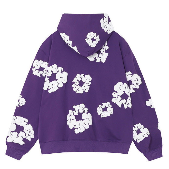 Denim Tears The Cotton Wreath Hoodie Purple DENIM TEARS