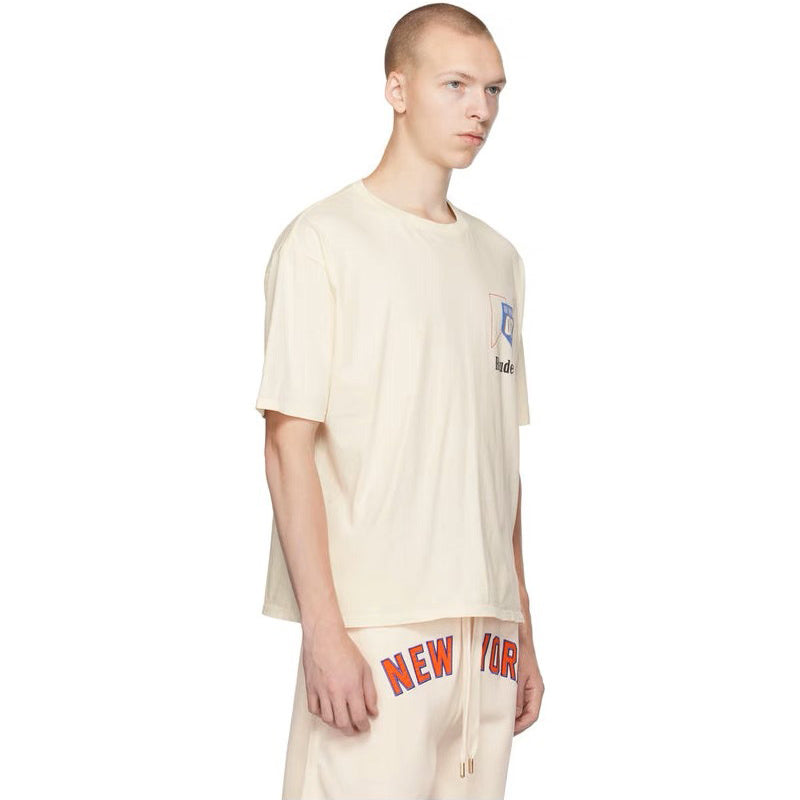 RHUDE Race The High Desert micro-logo T-shirt RHUDE