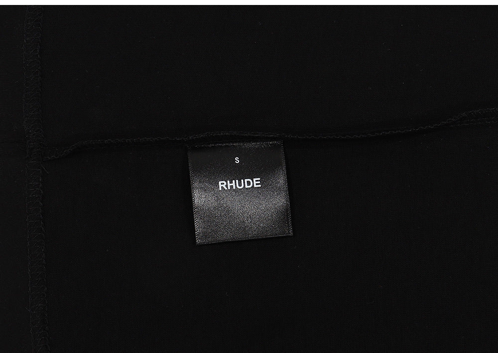 RHUDE Lettering Sunset Graphic T-Shirt Yellow RHUDE
