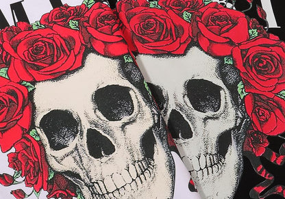 AMIRI rose skull print T-Shirts AMIRI