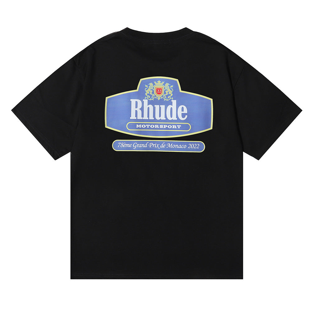 RHUDE T-Shirt Blue RHUDE
