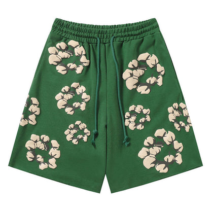 Denim Tears The Cotton Wreath Shorts DENIM TEARS