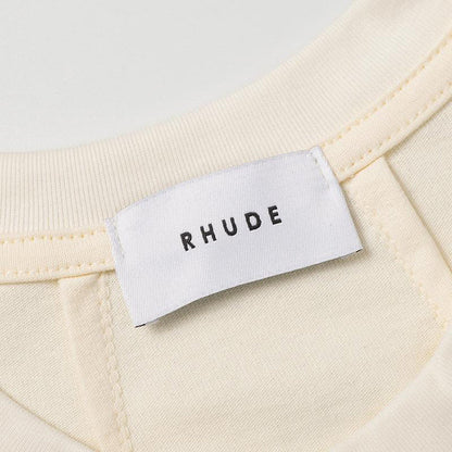 RHUDE T-Shirt Leopard White RHUDE