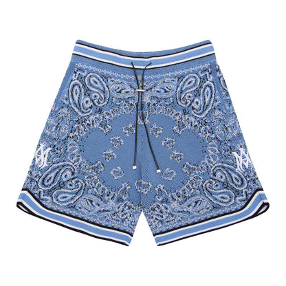 AMIRI Bandana Print B-Ball Drawstring Shorts AMIRI