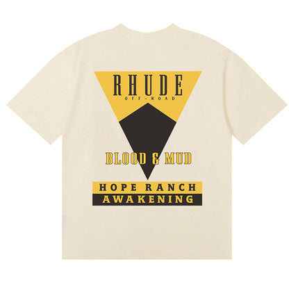 RHUDE BLOOD AND MUD LS T-Shirts RHUDE