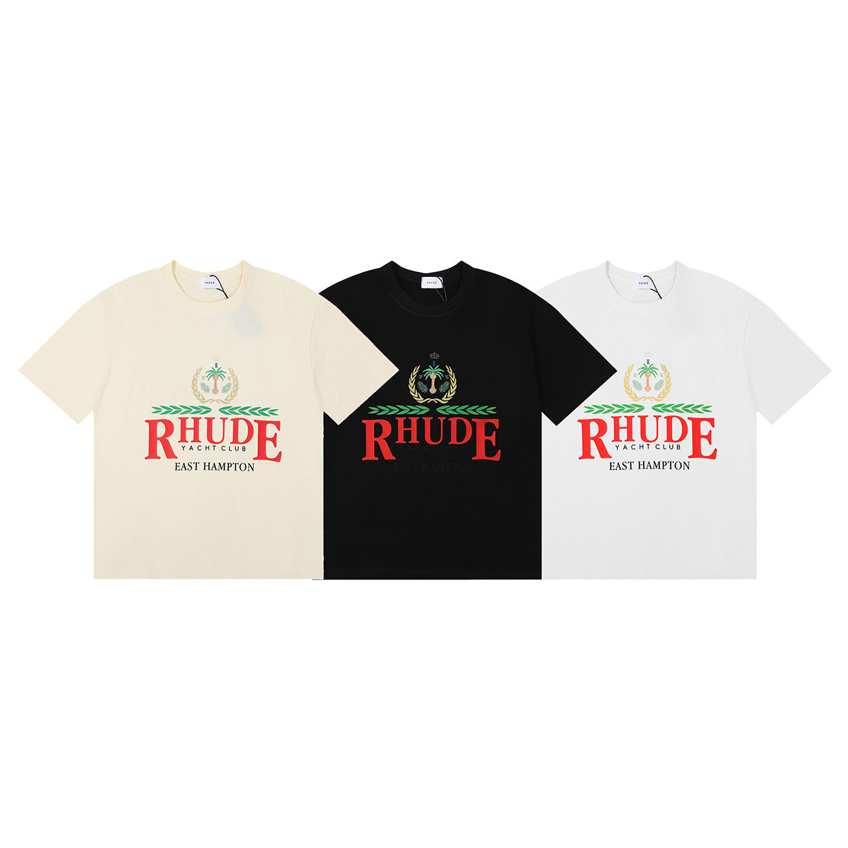 RHUDE 'East Hampton' Crest T-Shirt RHUDE