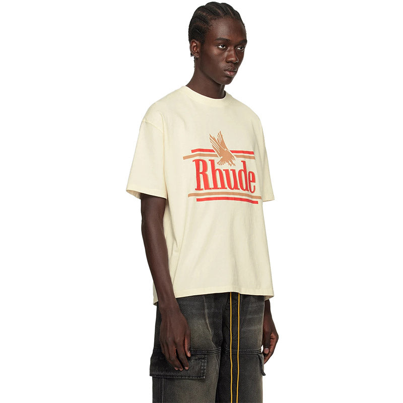 RHUDE  Rossa T-Shirts RHUDE