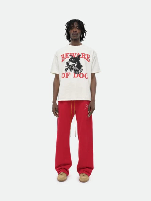 Rhude Warning logo T-shirt RHUDE