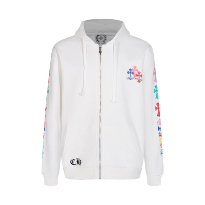 Chrome Hearts New Zip Up Hoodie -5015 Chrome Hearts