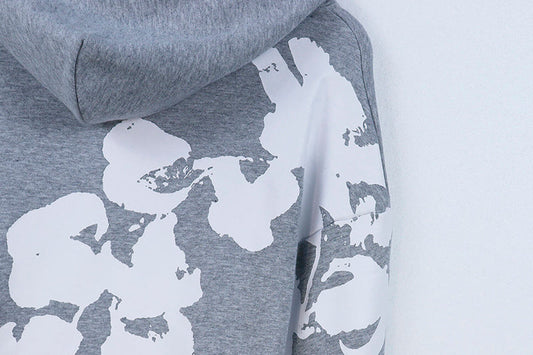 Denim Tears Kapok Flower Pattern Printed Hoodie DENIM TEARS