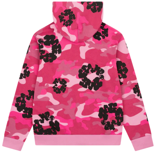 Denim Tears Cotton Wreath Camouflage Zipper Hoodie DENIM TEARS