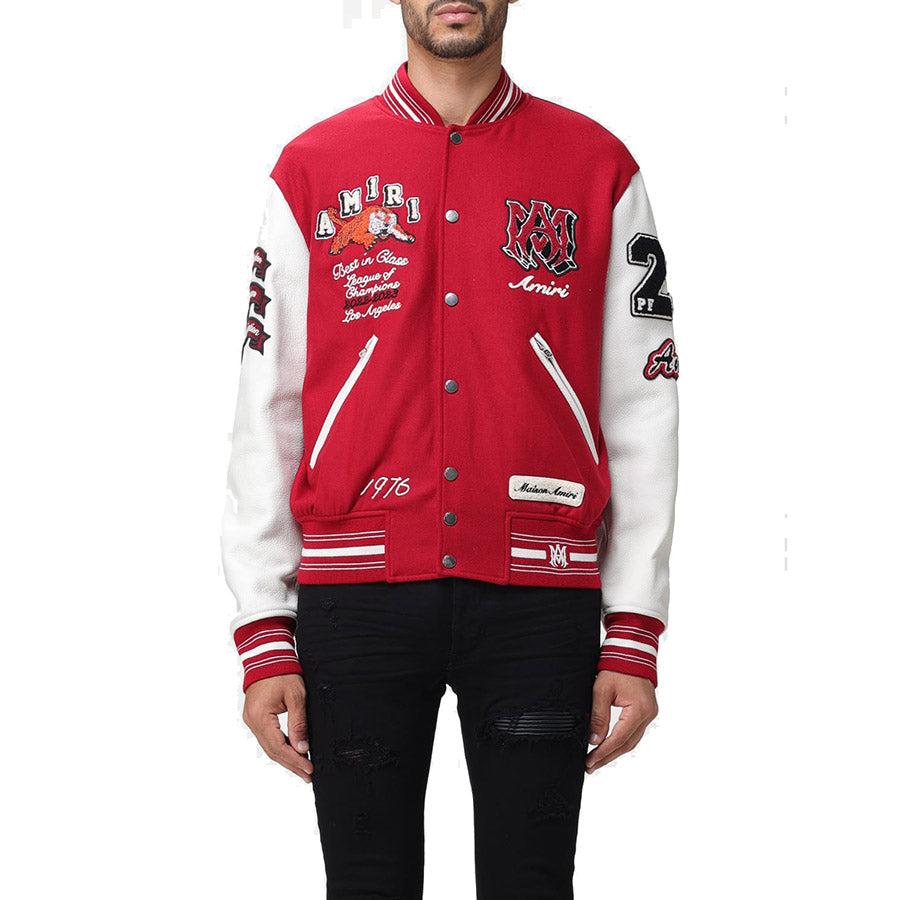 AMIRI Varsity Vintage Patch Bomber Jacket AMIRI