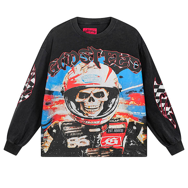 GODSPEED Racer Goldiel Long Sleeve T-Shirt Godspeed