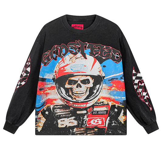 GODSPEED Racer Goldiel Long Sleeve T-Shirt Godspeed